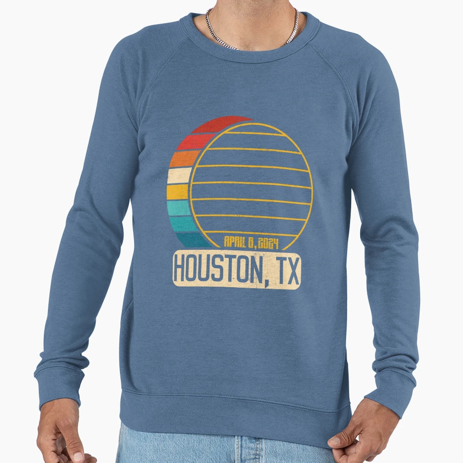 Total Solar Eclipse Texas Sweatshirt - Casual Everyday Wear Men Women - T-Shirt, Sweatshirt, Hoodie