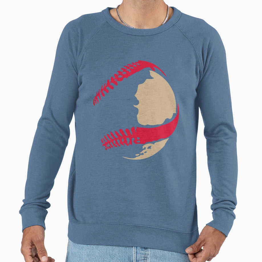 Baseball Ball Sweatshirt - Aesthetic Graphic for Adults - T-Shirt, Sweatshirt, Hoodie