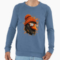 Orange Black Bird Portrait Winter Sweatshirt - Streetwear Style Unisex - T-Shirt, Sweatshirt, Hoodie
