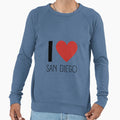 I Love San Diego Sweatshirt - Minimalist Print Unisex - T-Shirt, Sweatshirt, Hoodie