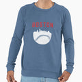 Boston Massachusetts Cityscape Sweatshirt - Unique Graphic Men Women - T-Shirt, Sweatshirt, Hoodie