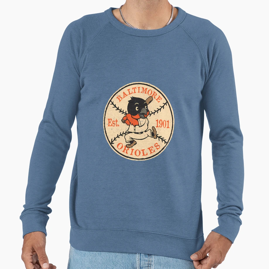 Orioleees Baltimore Sweatshirt - Minimalist Print Unisex - T-Shirt, Sweatshirt, Hoodie