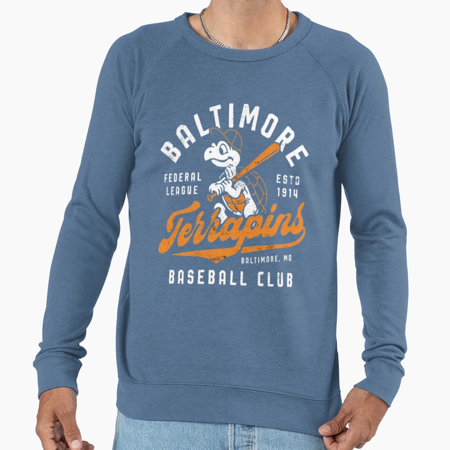 Baltimore Terrapins Maryland Sweatshirt - Minimalist Print Men Women - T-Shirt, Sweatshirt, Hoodie