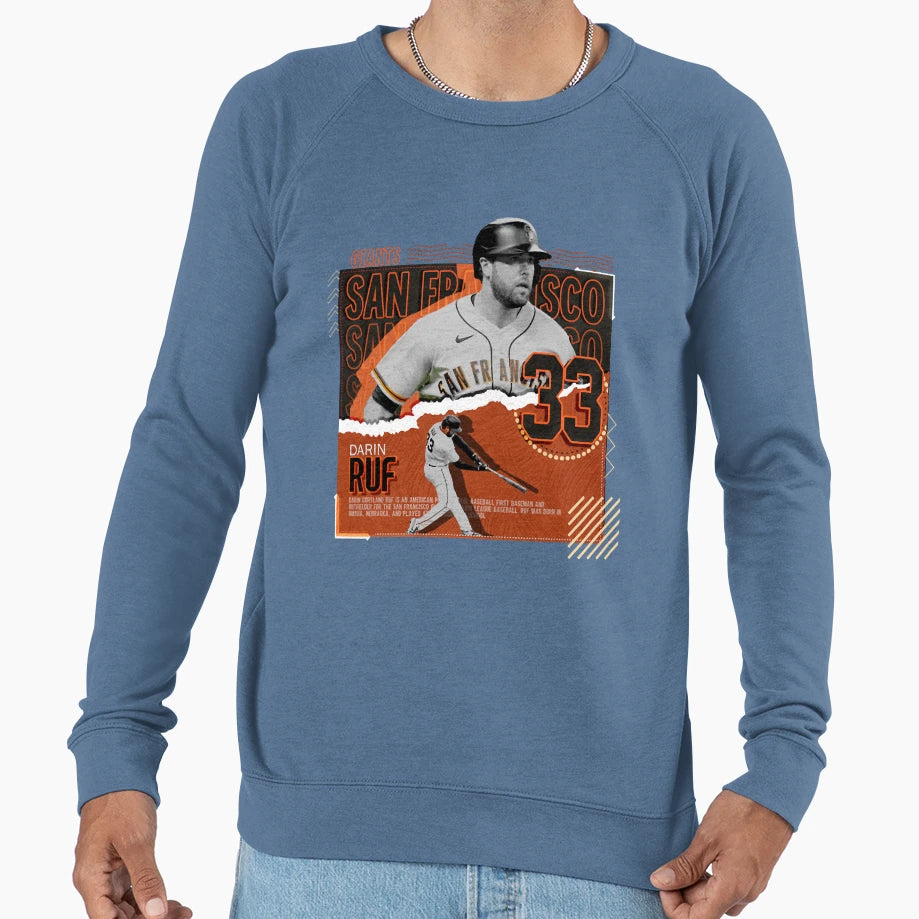 Darin Ruf Baseball Sweatshirt - Minimalist Print Men Women - T-Shirt, Sweatshirt, Hoodie