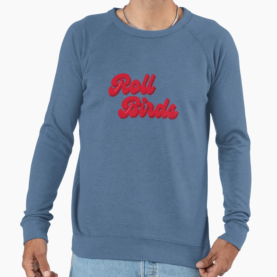 Roll Birds Stars Sweatshirt - Minimalist Print Unisex - T-Shirt, Sweatshirt, Hoodie