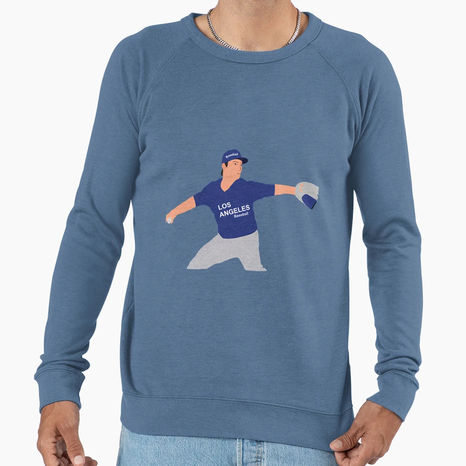 Baseball Player Action Sweatshirt - Trendy Graphic Men Women - T-Shirt, Sweatshirt, Hoodie