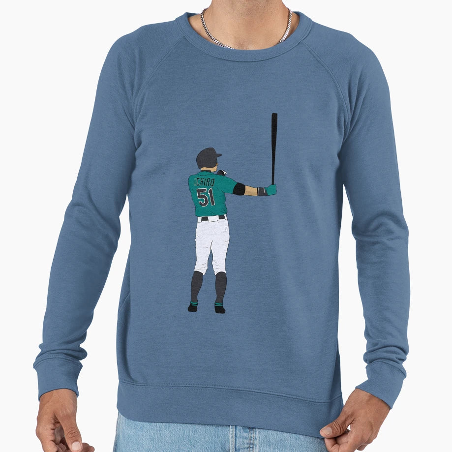 Ichiro Suzuki Sweatshirt - Fun Novelty Design for Adults - T-Shirt, Sweatshirt, Hoodie