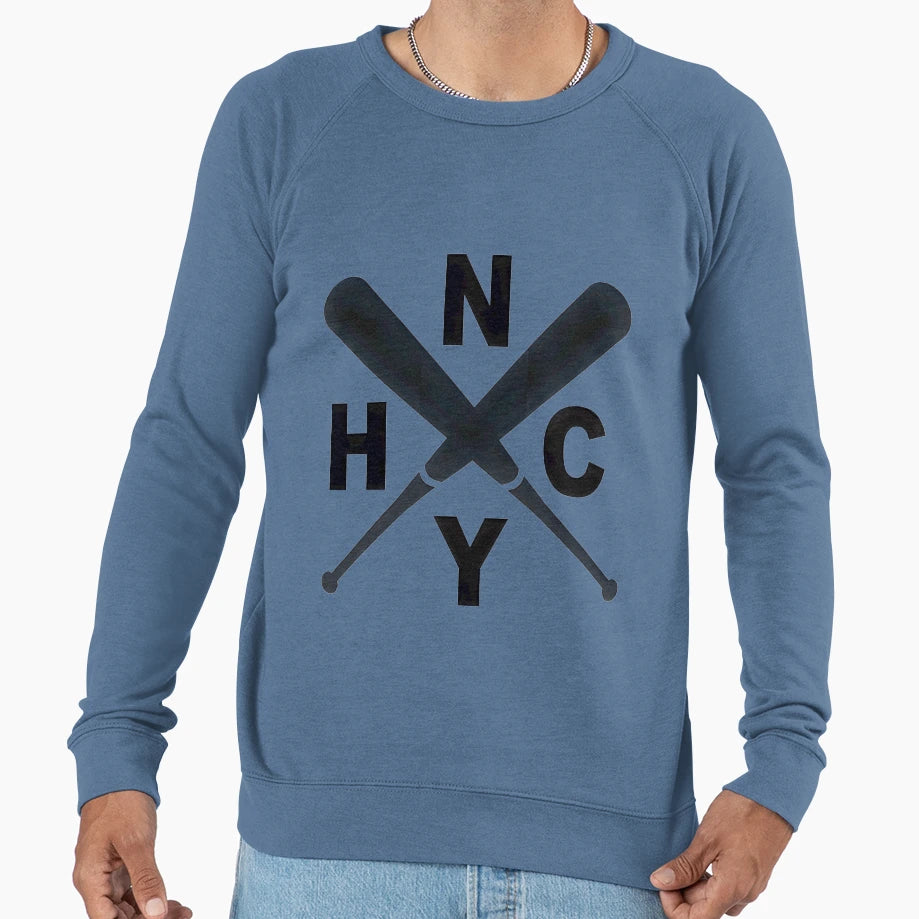 Crossed Bats Art Gift You And Sweatshirt - Trendy Graphic for Adults - T-Shirt, Sweatshirt, Hoodie