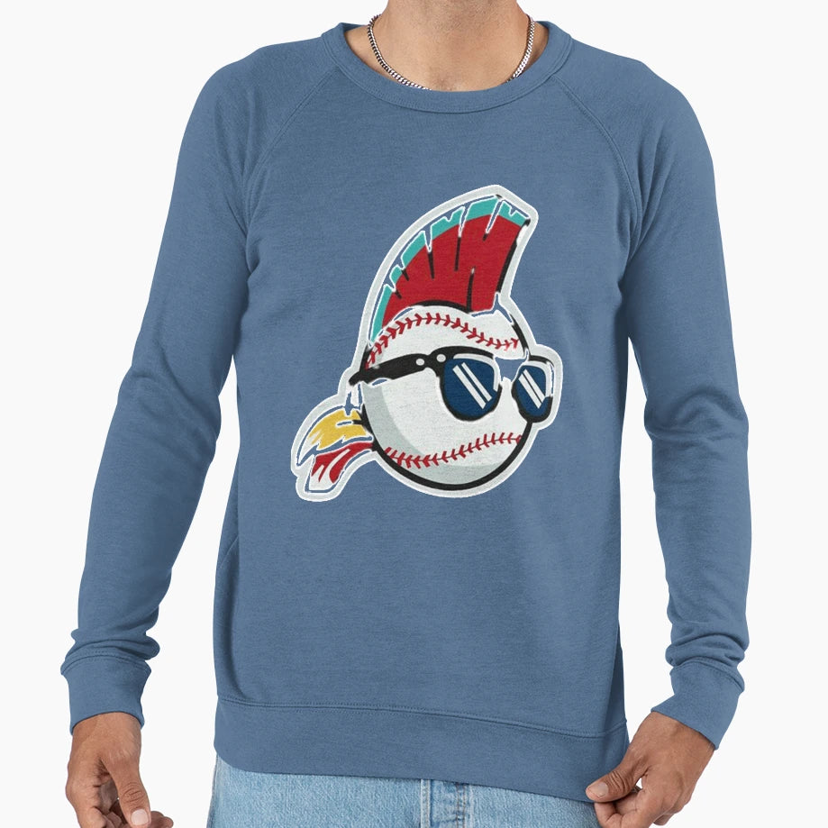 Major League Mohawk Sweatshirt - Graphic Print Men Women - T-Shirt, Sweatshirt, Hoodie