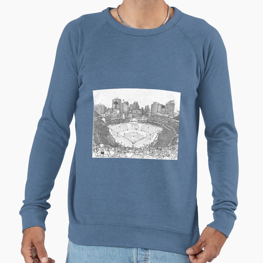 San Diego Stadium Sweatshirt - Aesthetic Graphic Unisex - T-Shirt, Sweatshirt, Hoodie