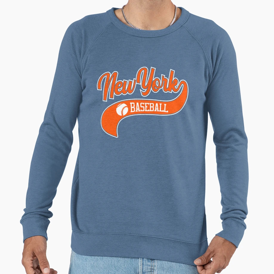 Ny Baseball New York Swoosh Sweatshirt - Unique Graphic Men Women - T-Shirt, Sweatshirt, Hoodie