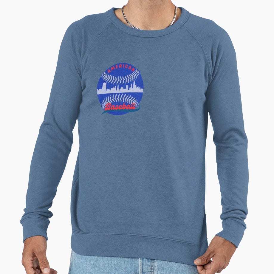 American Baseball Old School Sweatshirt - Trendy Graphic for Adults - T-Shirt, Sweatshirt, Hoodie