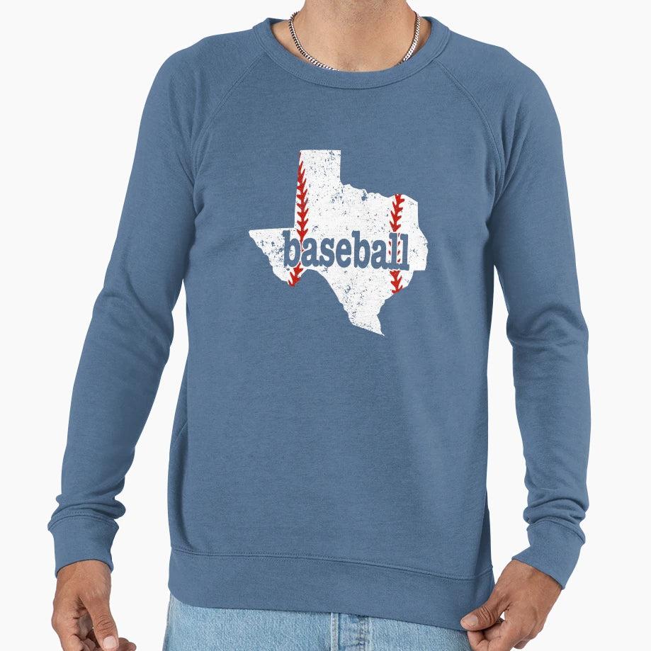 Texas Baseball Fan Gear T-Shirt - Custom Art Print Unisex - T-Shirt, Sweatshirt, Hoodie