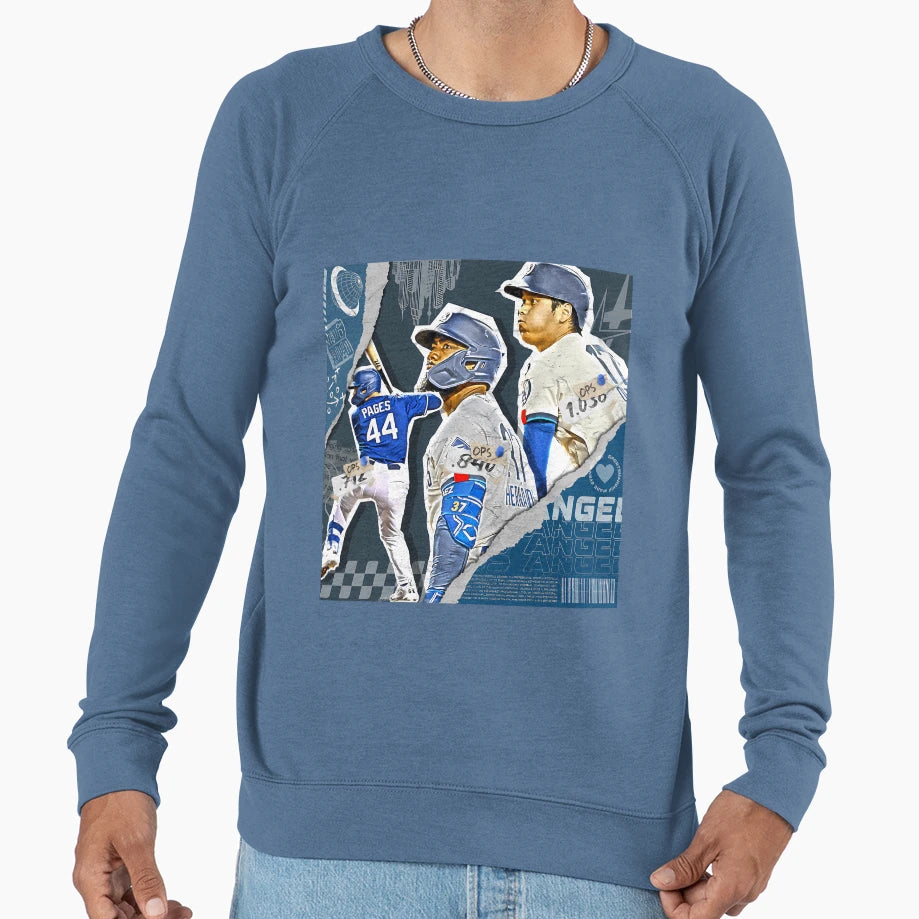 Los Angeles Baseball Team Squad Sweatshirt - Trendy Graphic Men Women - T-Shirt, Sweatshirt, Hoodie