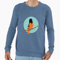 Baltimore Oriole Bird Branch Sweatshirt - Custom Art Print Unisex - T-Shirt, Sweatshirt, Hoodie