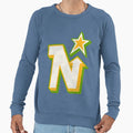Defunct Minnesota North Stars Hockey Sweatshirt - Minimalist Print Unisex - T-Shirt, Sweatshirt, Hoodie