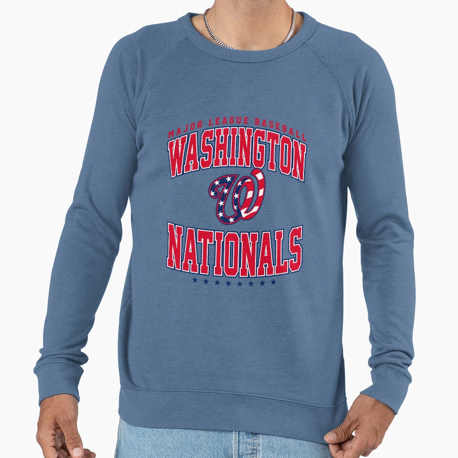 Washington Nationals Major League Sweatshirt - Novelty Apparel Unisex - T-Shirt, Sweatshirt, Hoodie