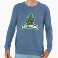 San Diego California Skeleton Sweatshirt - Trendy Graphic for Adults - T-Shirt, Sweatshirt, Hoodie