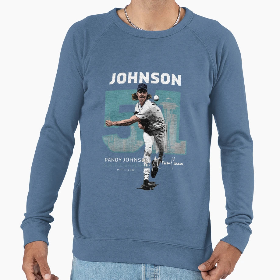 Randy Johnson Throwback Number Sweatshirt - Casual Everyday Wear Men Women - T-Shirt, Sweatshirt, Hoodie