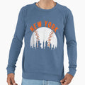 New York Ny City Baseball Distressed Sweatshirt - Trendy Graphic Unisex - T-Shirt, Sweatshirt, Hoodie