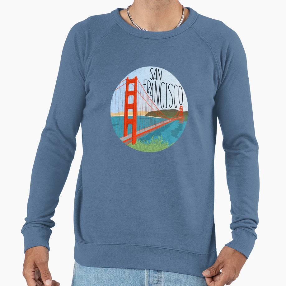 San Francisco Sweatshirt - Aesthetic Graphic Men Women - T-Shirt, Sweatshirt, Hoodie