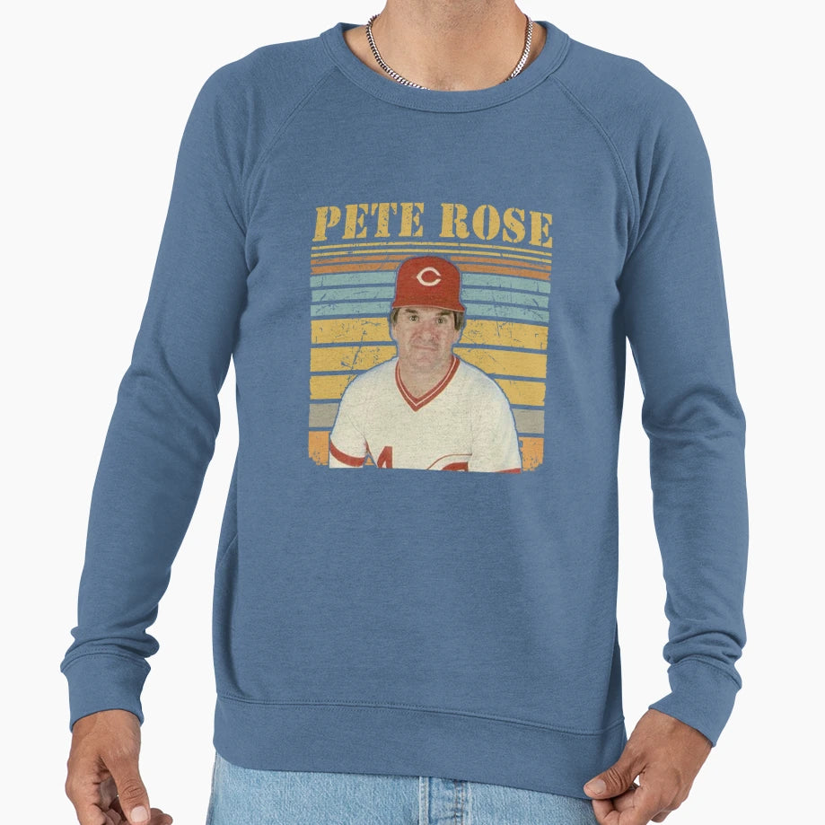 Pete Rose Charlie Hustle Legend Sweatshirt - Streetwear Style Men Women - T-Shirt, Sweatshirt, Hoodie