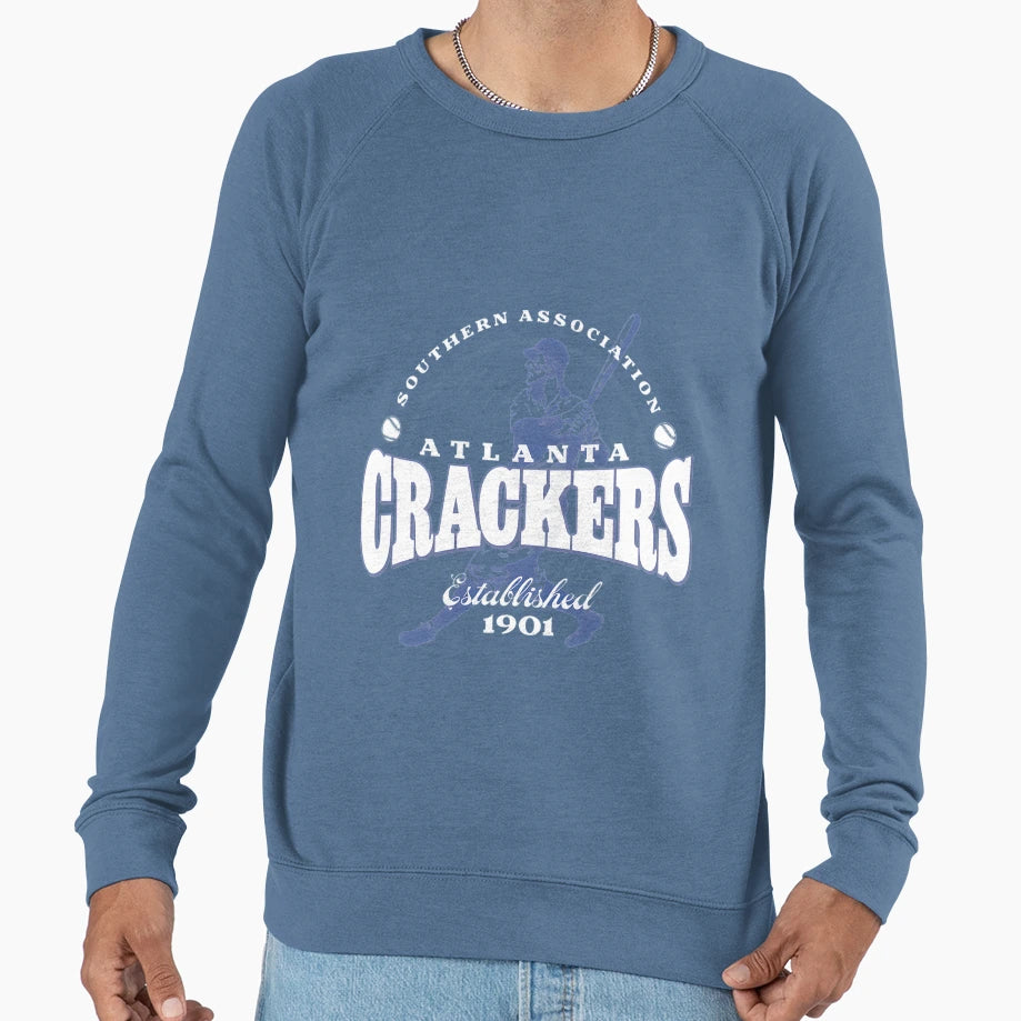 Atlanta Crackers Baseball Legend Sweatshirt - Graphic Print Men Women - T-Shirt, Sweatshirt, Hoodie