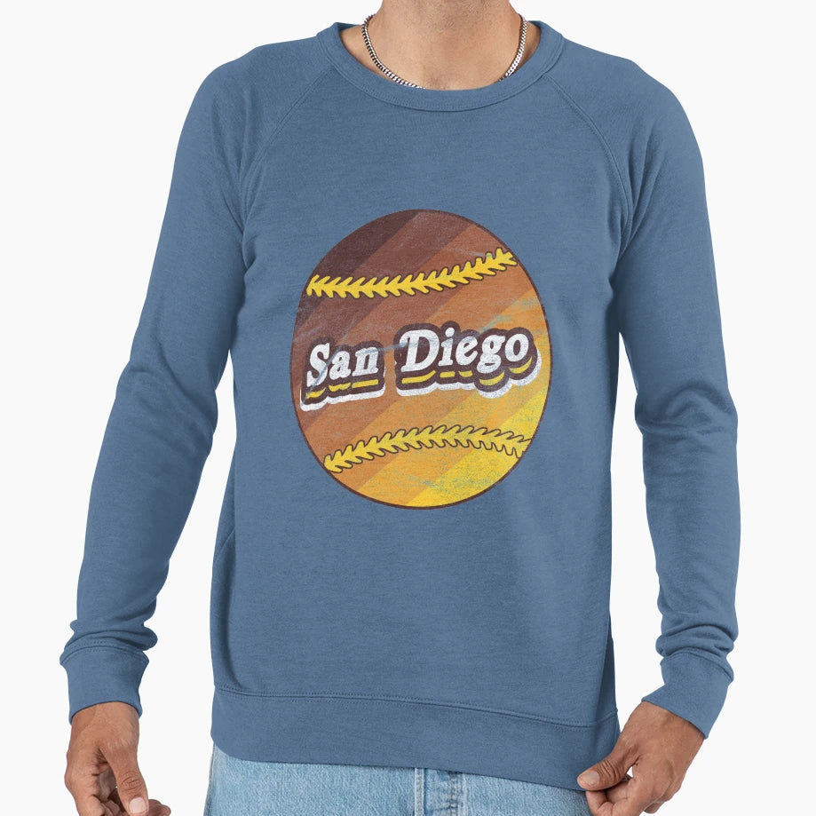 San Diego Baseball Sweatshirt - Custom Art Print Unisex - T-Shirt, Sweatshirt, Hoodie