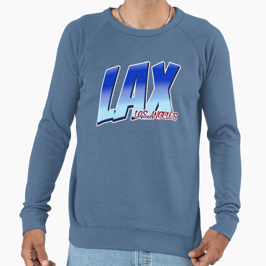 Lax Los Angeles Iata Airport Code Sweatshirt - Aesthetic Graphic Unisex - T-Shirt, Sweatshirt, Hoodie