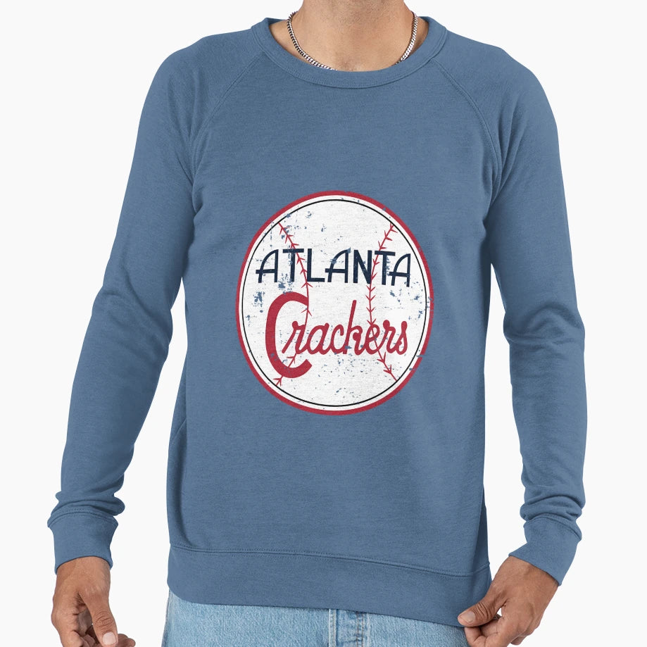 Atlanta Crackers Defunct Baseball Sweatshirt - Minimalist Print Men Women - T-Shirt, Sweatshirt, Hoodie