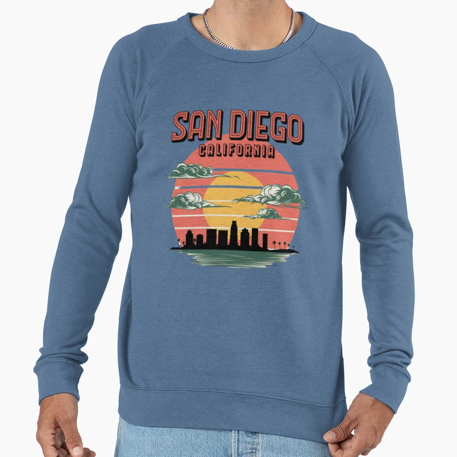 San Diego California Sweatshirt - Streetwear Style for Adults - T-Shirt, Sweatshirt, Hoodie