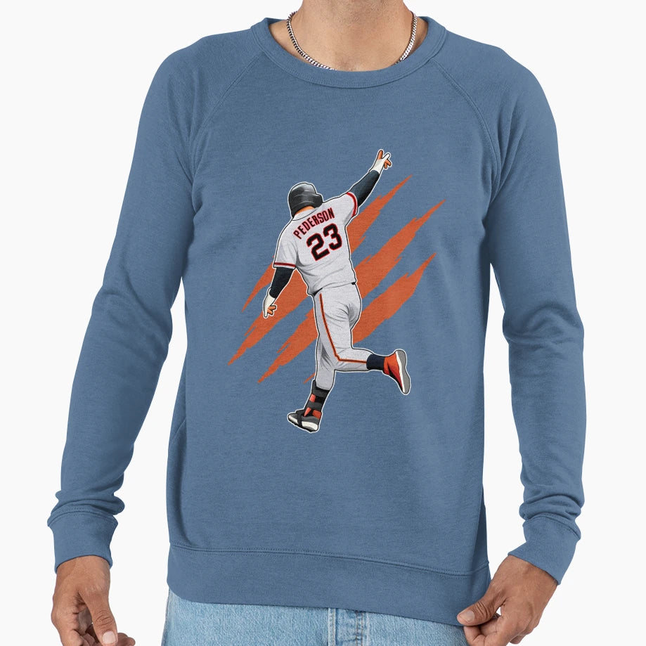 Joc Pederson Round Base 23 Claw Sweatshirt - Streetwear Style Unisex - T-Shirt, Sweatshirt, Hoodie