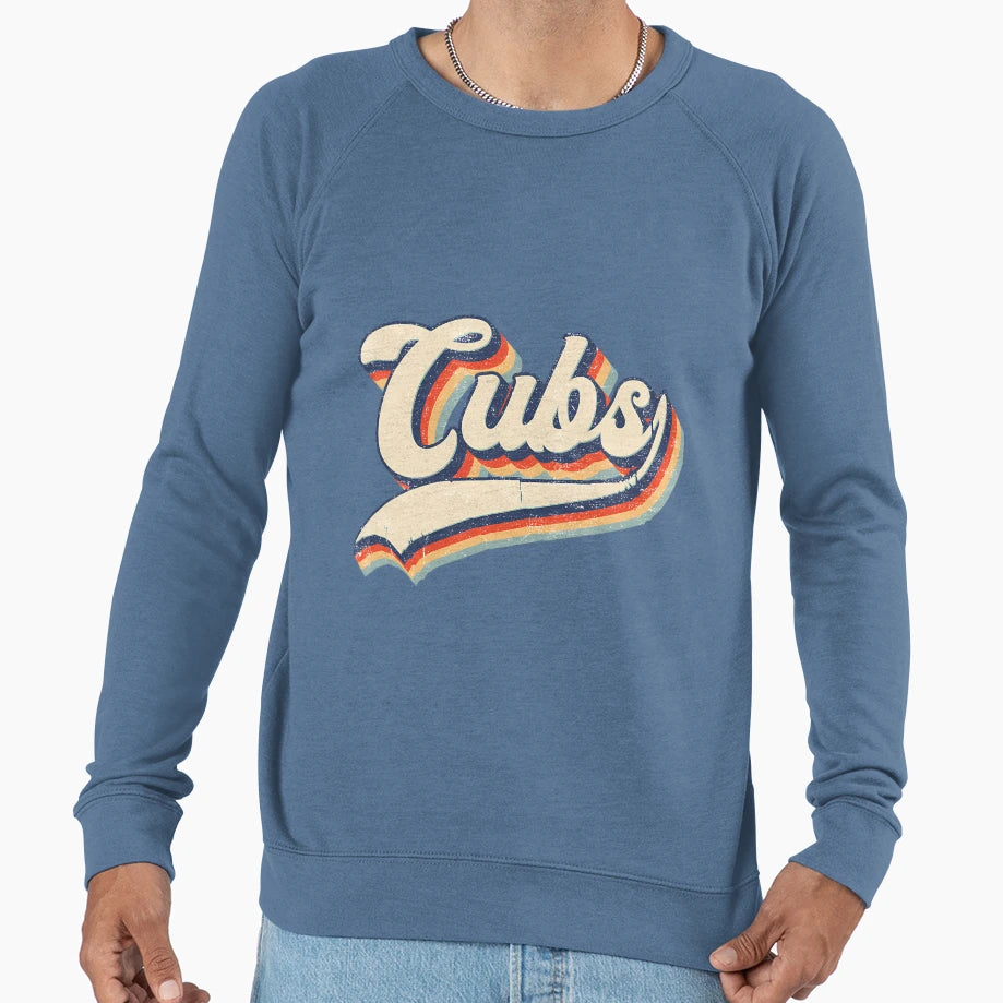 Cubs Sports Name Sweatshirt - Casual Everyday Wear Men Women - T-Shirt, Sweatshirt, Hoodie