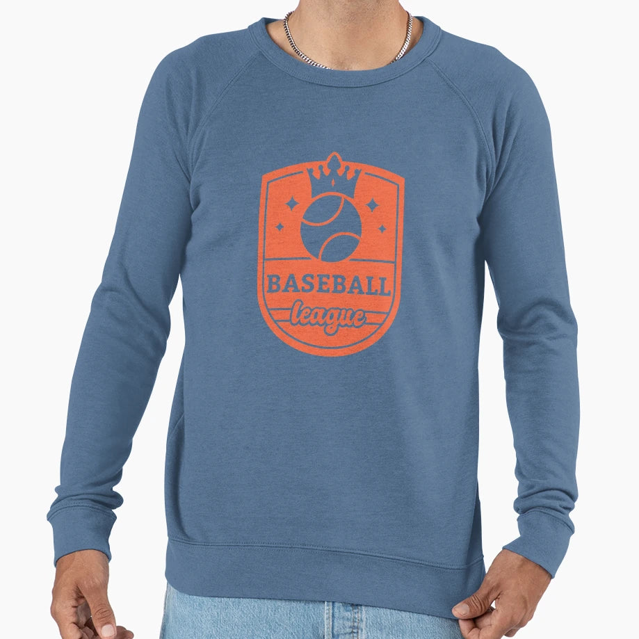 Baseball League Sweatshirt - Aesthetic Graphic Men Women - T-Shirt, Sweatshirt, Hoodie
