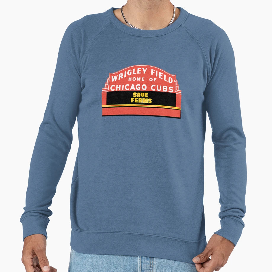 Save Ferris Wrigley Field Sign Sweatshirt - Fun Novelty Design Unisex - T-Shirt, Sweatshirt, Hoodie