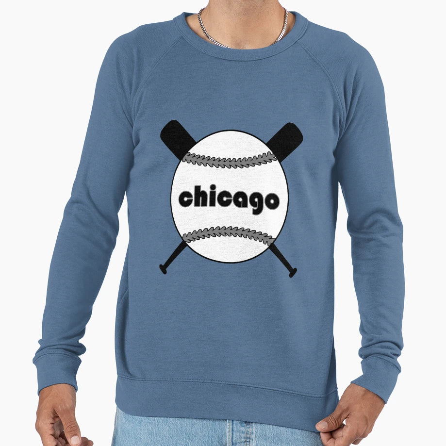Southside Chicago Throwback Baseball Sweatshirt - Custom Art Print Unisex - T-Shirt, Sweatshirt, Hoodie