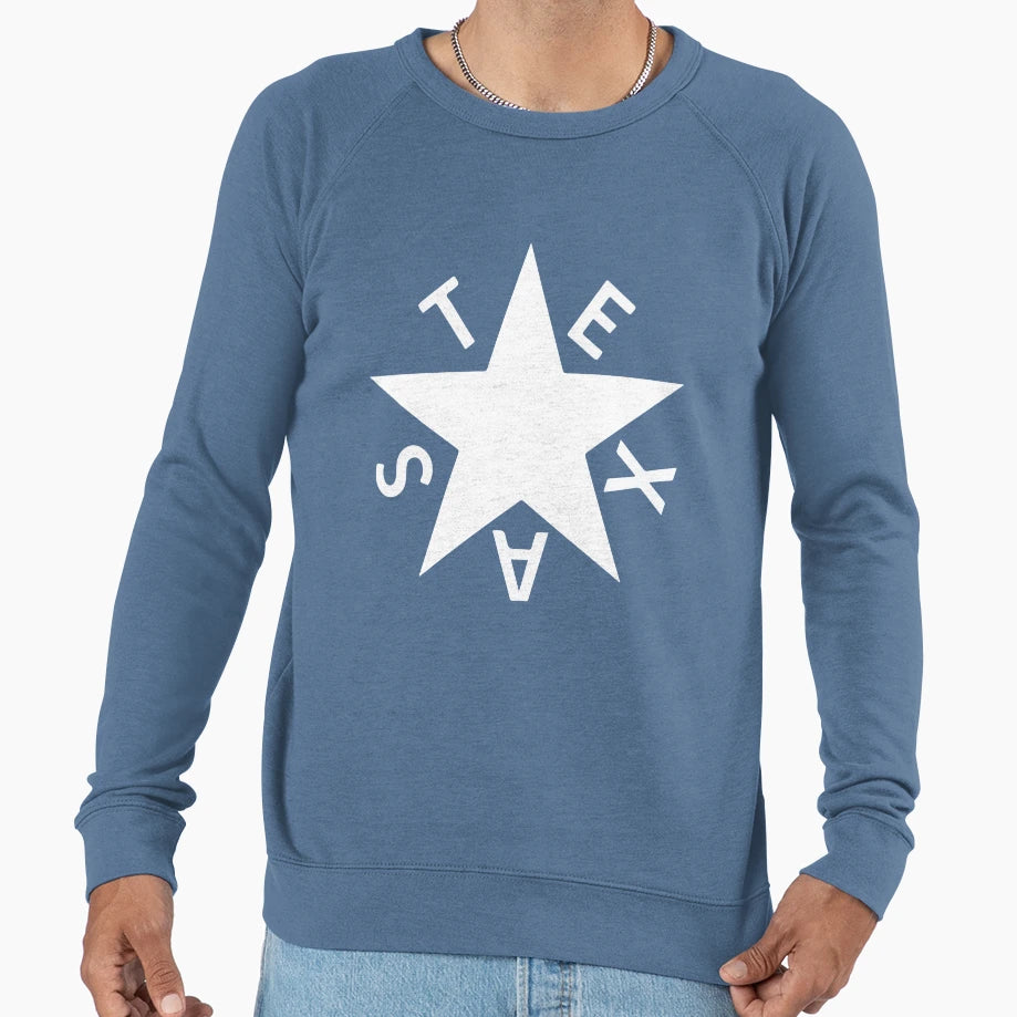 Zavala First Republic Texas Flag Sweatshirt - Graphic Print for Adults - T-Shirt, Sweatshirt, Hoodie