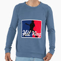 Hit King Logo Sweatshirt - Unique Graphic Men Women - T-Shirt, Sweatshirt, Hoodie