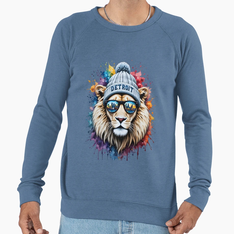 Detroit City Sweatshirt - Aesthetic Graphic Men Women - T-Shirt, Sweatshirt, Hoodie
