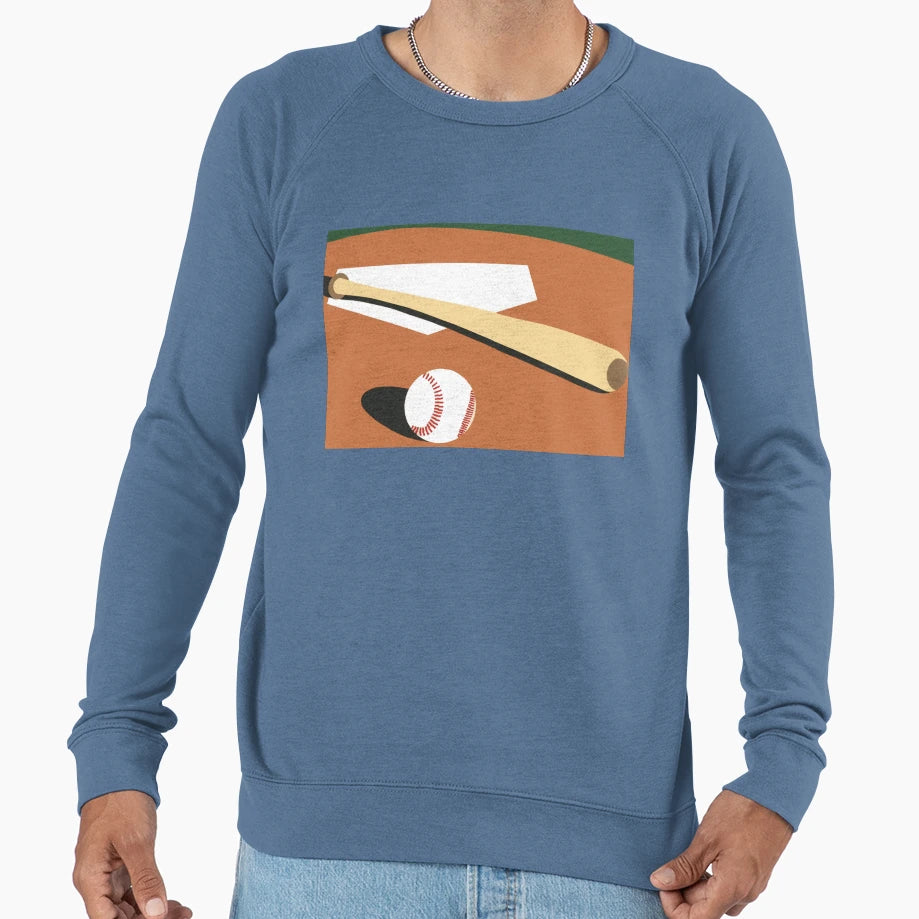 Baseball Sweatshirt - Casual Everyday Wear Men Women - T-Shirt, Sweatshirt, Hoodie