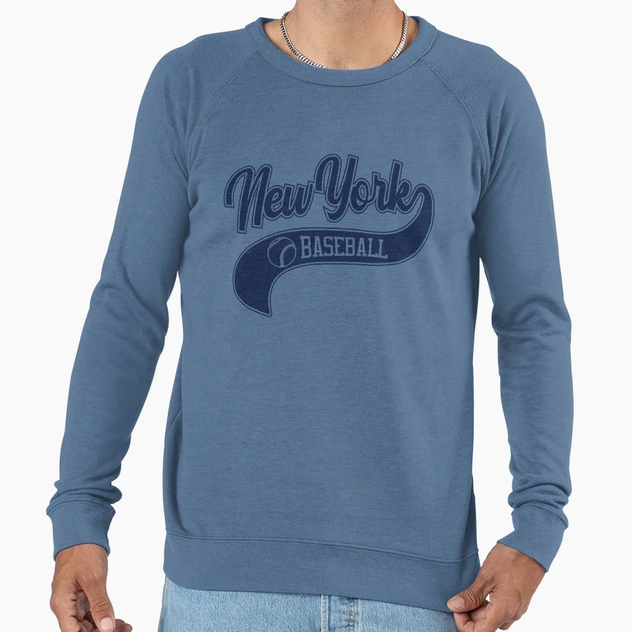 New York Baseball Ny Swoosh Sweatshirt - Unique Graphic Unisex - T-Shirt, Sweatshirt, Hoodie