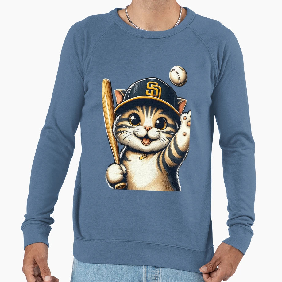 Padres Cat Sweatshirt - Minimalist Print for Adults - T-Shirt, Sweatshirt, Hoodie