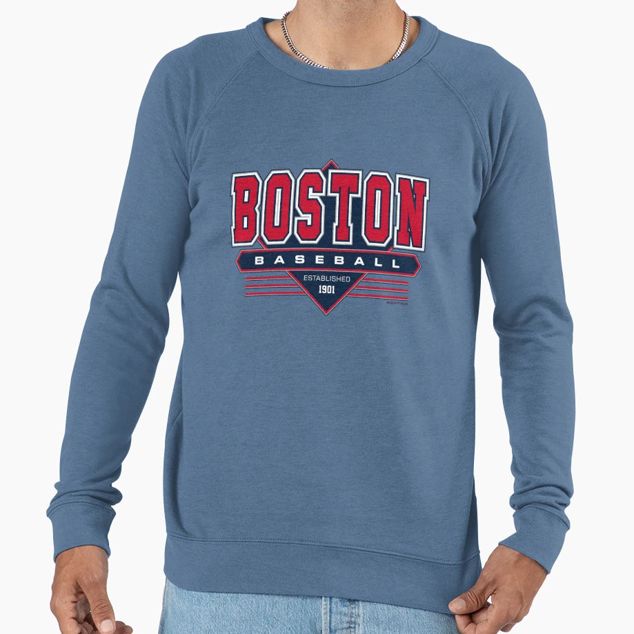 Boston Baseball Red Sox Inspired 90S Sweatshirt - Novelty Apparel Unisex - T-Shirt, Sweatshirt, Hoodie