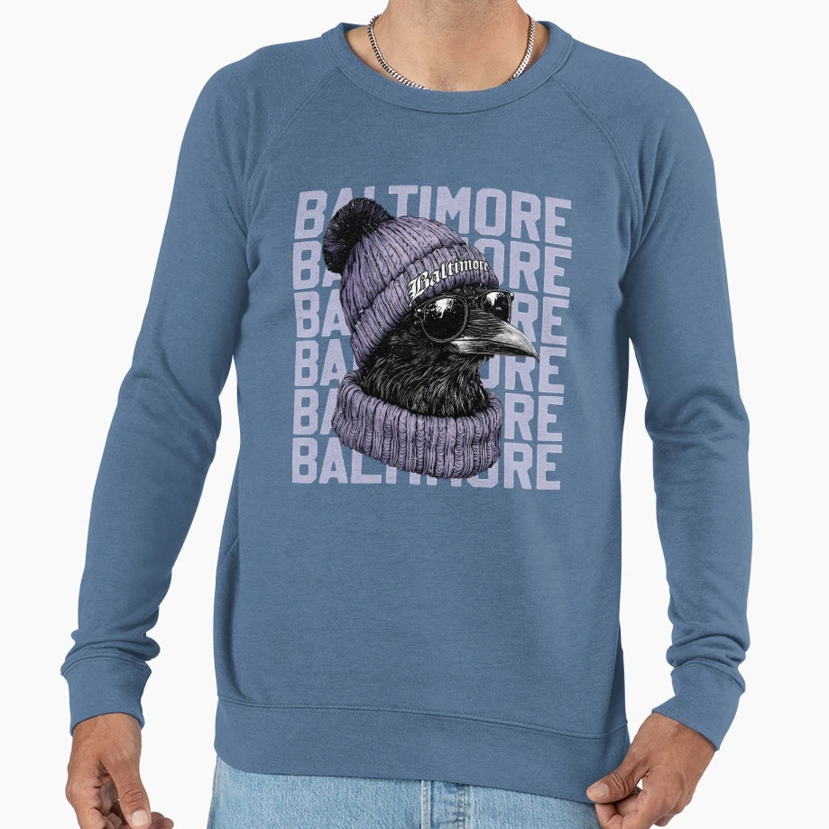 Grooviness Balt Imore Ravens Sweatshirt - Graphic Print Unisex - T-Shirt, Sweatshirt, Hoodie