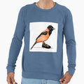Hooded Pitohui Skull And Sweatshirt - Minimalist Print Men Women - T-Shirt, Sweatshirt, Hoodie