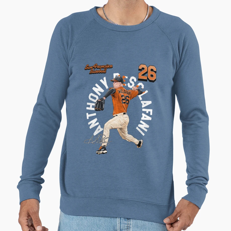 Anthony Desclafani Pitch Sweatshirt - Aesthetic Graphic Men Women - T-Shirt, Sweatshirt, Hoodie