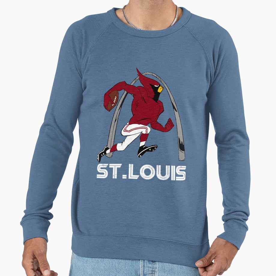 Big Red Throwback Sweatshirt - Novelty Apparel Unisex - T-Shirt, Sweatshirt, Hoodie