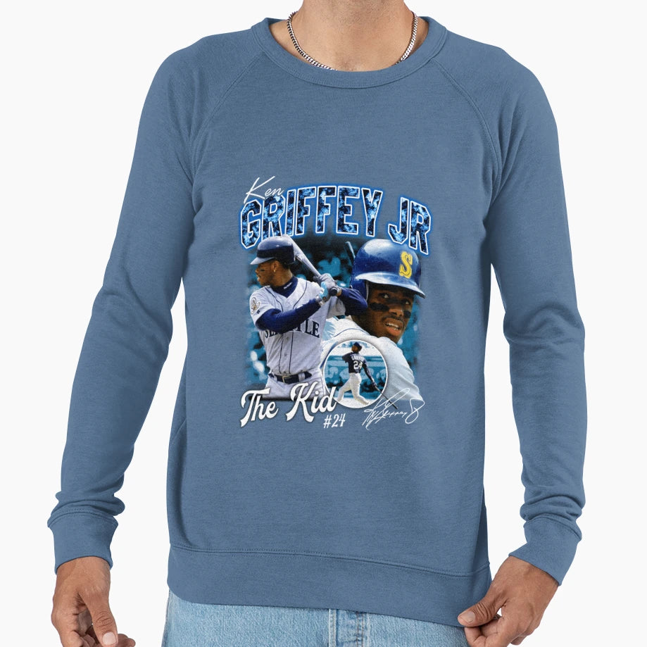 Ken Griffey Jr Basketball Sweatshirt - Casual Everyday Wear for Adults - T-Shirt, Sweatshirt, Hoodie