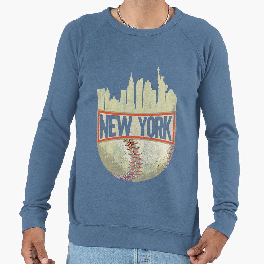 New York Baseball Fan T-Shirt - Streetwear Style for Adults - T-Shirt, Sweatshirt, Hoodie