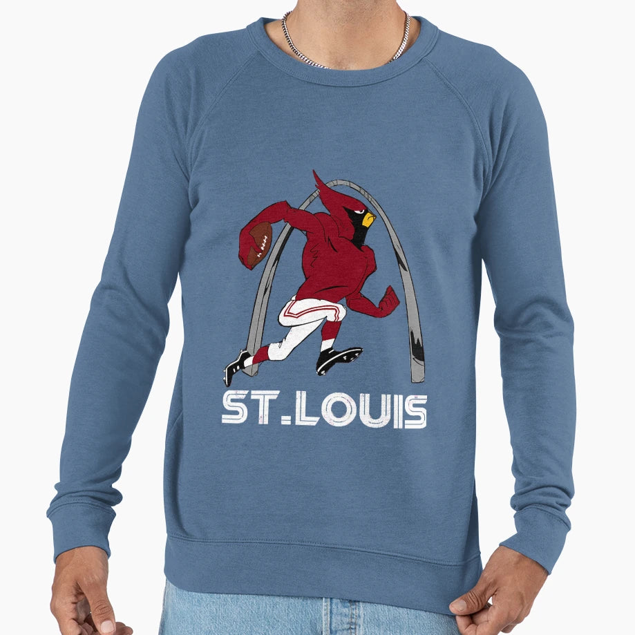 Big Red Throwback Sweatshirt - Minimalist Print Unisex - T-Shirt, Sweatshirt, Hoodie